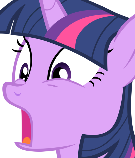 Size: 3155x3680 | Tagged: safe, artist:timeimpact, derpibooru import, twilight sparkle, pony, female, high res, mare, open mouth, shocked, simple background, solo, transparent background, vector