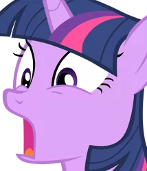 Size: 3155x3680 | Tagged: safe, artist:timeimpact, derpibooru import, twilight sparkle, pony, female, high res, mare, open mouth, shocked, simple background, solo, transparent background, vector
