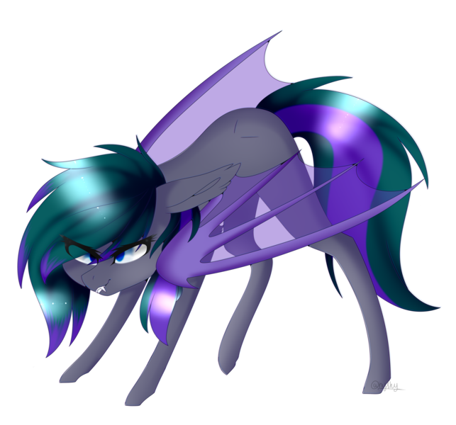 Size: 3144x2934 | Tagged: safe, artist:hyshyy, derpibooru import, oc, oc:angel, unofficial characters only, bat pony, pony, female, high res, mare, simple background, solo, transparent background