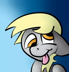 Size: 1980x2060 | Tagged: safe, artist:justanotherponyartblog, derpibooru import, derpy hooves, pegasus, pony, bust, derp face, just another pony art blog, portrait, practice, shading, silly face, solo, tongue out