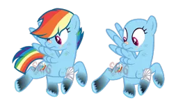 Size: 1024x592 | Tagged: safe, artist:superrosey16, derpibooru import, rainbow dash, pony, alternate design, bald, bandage, bandaid, simple background, solo, transparent background