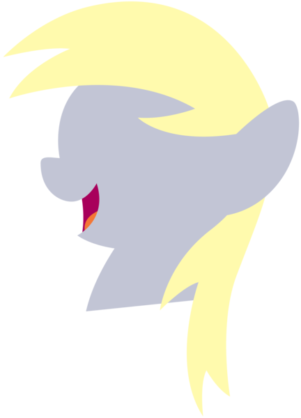 Size: 1476x2051 | Tagged: safe, artist:caliazian, derpibooru import, derpy hooves, pegasus, pony, .ai available, bust, female, lineless, mare, open mouth, portrait, simple, simple background, smiling, solo, transparent background, vector