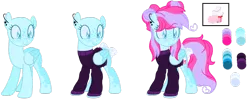 Size: 1024x407 | Tagged: safe, artist:bezziie, derpibooru import, oc, oc:strawberry pie, unofficial characters only, pegasus, pony, bald, clothes, female, mare, reference sheet, simple background, solo, sweater, transparent background