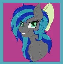 Size: 1007x1020 | Tagged: safe, artist:diamondsparkle7, derpibooru import, oc, unofficial characters only, pony, bust, female, heart eyes, mare, portrait, solo, wingding eyes