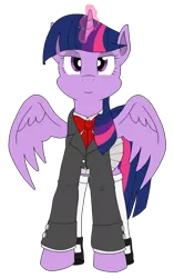 Size: 957x1522 | Tagged: safe, artist:xphil1998, derpibooru import, twilight sparkle, twilight sparkle (alicorn), alicorn, pony, clothes, command and conquer, crossover, female, glowing horn, mare, mary janes, pleated skirt, red alert, red alert 3, shoes, simple background, skirt, socks, solo, transparent background, yuriko omega
