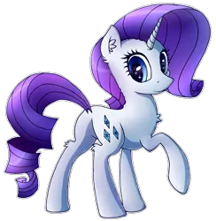 Size: 2431x2488 | Tagged: safe, artist:sentireaeris, derpibooru import, rarity, pony, unicorn, dock, female, looking back, mare, plot, raised hoof, simple background, smiling, solo, transparent background