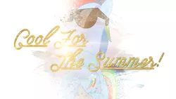 Size: 1920x1080 | Tagged: safe, artist:penguinsn1fan, derpibooru import, rainbow dash, cool for the summer, demi lovato, solo, song reference, sunglasses