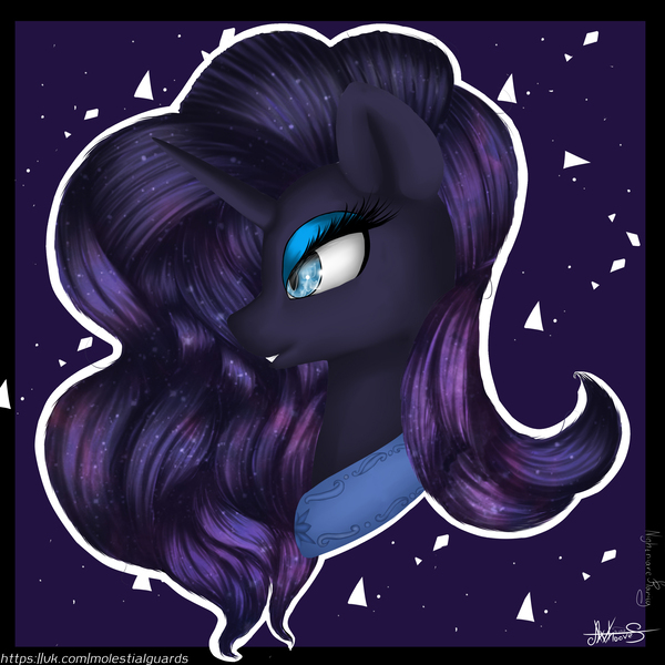 Size: 3000x3000 | Tagged: safe, artist:amywhooves, derpibooru import, idw, nightmare rarity, pony, female, mare, solo