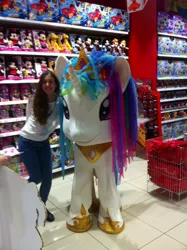 Size: 478x640 | Tagged: derpibooru import, fursuit, greece, human, irl, irl human, photo, princess celestia, safe, toy store