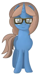 Size: 665x1200 | Tagged: safe, artist:techarmsbu, derpibooru import, oc, oc:versatile gears, unofficial characters only, unicorn, 2018 community collab, derpibooru community collaboration, glasses, simple background, solo, transparent background