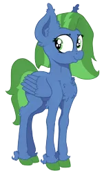 Size: 2390x3952 | Tagged: safe, artist:paskanaakka, derpibooru import, oc, oc:sky cleaner, unofficial characters only, pegasus, pony, 2018 community collab, derpibooru community collaboration, chest fluff, colored hooves, ear fluff, female, mare, simple background, smiling, smirk, solo, transparent background, unshorn fetlocks