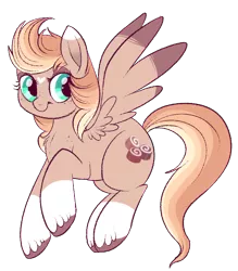 Size: 698x795 | Tagged: safe, artist:lulubell, derpibooru import, oc, oc:almond praline, unofficial characters only, pegasus, pony, female, mare, movie accurate, simple background, solo, transparent background