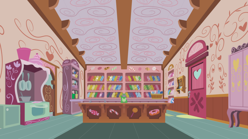 Size: 3840x2160 | Tagged: 4k, artist:sympathizer, background, cabinet, candy, derpibooru import, donut, door, food, furniture, gummy, kitchen, lollipop, pan, pet, safe, scenery, stove, sugarcube corner, sweets, vector, wardrobe