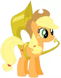 Size: 366x466 | Tagged: applejack, artist:haleyc4629, artist:selenaede, base used, derpibooru import, musical instrument, safe, solo, sousaphone, tuba, tubajack