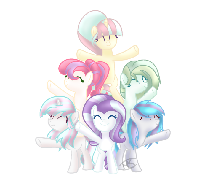 Size: 1500x1300 | Tagged: safe, artist:morries123, derpibooru import, oc, unofficial characters only, earth pony, pony, unicorn, best friends until the end of time, female, mare, simple background, transparent background