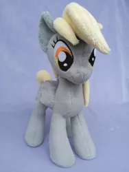 Size: 1620x2160 | Tagged: safe, artist:doctorkoda, derpibooru import, derpy hooves, pegasus, pony, irl, photo, plushie, smiling, solo