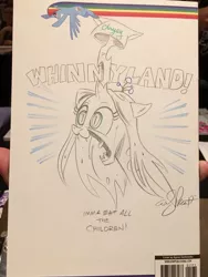 Size: 1536x2048 | Tagged: artist:andypriceart, bar code, bust, changeling, changeling queen, contrail, derpibooru import, excited, monochrome, open mouth, queen chrysalis, rainbow dash, safe, solo, traditional art, whinnyland