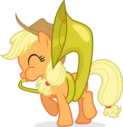 Size: 2032x2090 | Tagged: applejack, artist:haleyc4629, artist:punzil504, derpibooru import, hat, missing freckles, musical instrument, requested art, safe, separation edit, simple background, solo, sousaphone, transparent background, tuba, tubajack, vector