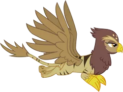 Size: 6178x4614 | Tagged: safe, artist:ironm17, derpibooru import, galena, gryphon, tiger griffon, the lost treasure of griffonstone, absurd resolution, female, flying, simple background, solo, transparent background, vector