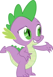 Size: 3000x4358 | Tagged: artist:demigod-spike, derpibooru import, dragon, high res, safe, simple background, solo, spike, transparent background, vector