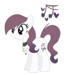 Size: 428x458 | Tagged: safe, artist:6figersloverever, derpibooru import, oc, oc:song bird, unofficial characters only, earth pony, pony, cutie mark background, female, mare, offspring, parent:frederic horseshoepin, parent:rarity, simple background, solo, transparent background