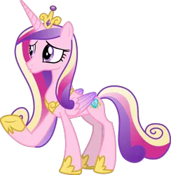 Size: 4199x4310 | Tagged: alicorn, artist:frownfactory, crown, cutie mark, derpibooru import, horn, jewelry, once upon a zeppelin, princess cadance, regalia, sad, safe, simple background, solo, svg, .svg available, transparent background, two toned wings, vector, wings, woobie