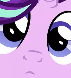 Size: 500x549 | Tagged: safe, artist:grapefruitface1, artist:xebck, derpibooru import, edit, part of a set, starlight glimmer, pony, unicorn, close up series, close-up, confused, cute, extreme close up, face, female, glimmerbetes, looking at you, mare, solo