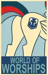 Size: 400x624 | Tagged: derpibooru import, flank, hope poster, obey, parody, plot, princess celestia, princess molestia, safe, shepard fairey, solo, sunbutt, world of warships, worship