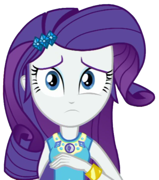 Size: 564x640 | Tagged: safe, artist:thebar, derpibooru import, rarity, equestria girls, equestria girls series, bracelet, female, gem, jewelry, simple background, solo, transparent background, worried