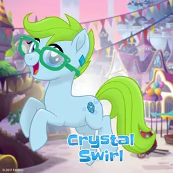 Size: 1080x1080 | Tagged: safe, derpibooru import, oc, oc:crystal swirl, unofficial characters only, earth pony, pony, my little pony: the movie, mlp movie pony maker, solo
