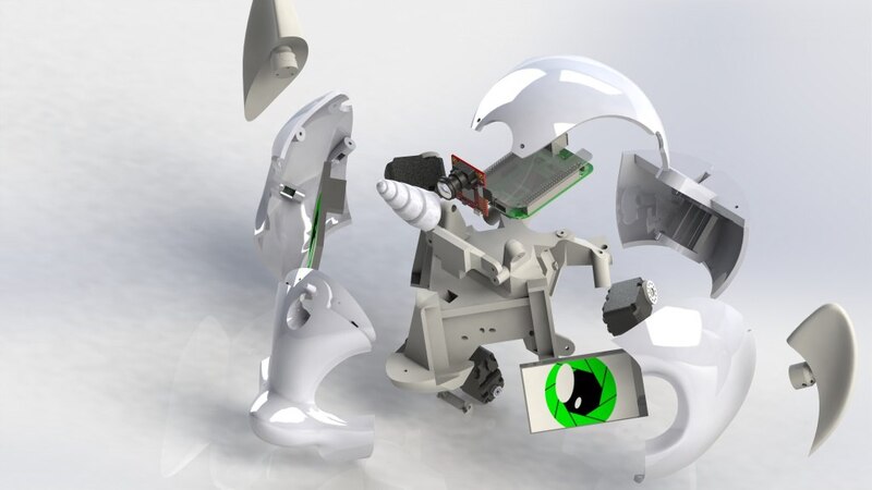 Size: 1024x576 | Tagged: safe, derpibooru import, pony, robot, robot pony, 3d, battery, exploded view, proto3, render, solidworks, sweetie bot project