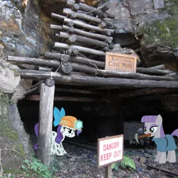 Size: 2992x2992 | Tagged: artist:didgereethebrony, australia, blue mountains, coal, coal dust, coal mine, derpibooru import, dirty, dusty, irl, katoomba, maud pie, photo, ponies in real life, rarity, safe