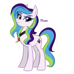 Size: 1024x1024 | Tagged: safe, artist:wubcakeva, derpibooru import, oc, oc:muse, ponified, unofficial characters only, earth pony, pony, equestria girls ponified, female, gem, mare, simple background, siren gem, smiling, transparent background