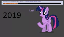 Size: 1384x802 | Tagged: 12/16/17, 2019, alicorn, derpibooru import, end of ponies, horrified, last season, leak, sad, sad in hindsight, safe, season 9, shocked, twilight sparkle, twilight sparkle (alicorn)