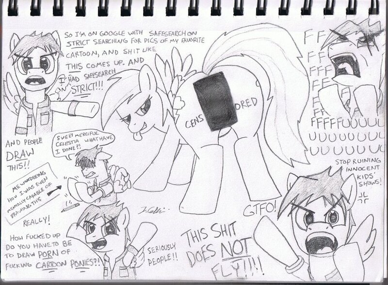 Size: 900x662 | Tagged: black and white, censor bar, censored, derpibooru import, grayscale, gtfo, monochrome, porn, questionable, rainbow dash, vulgar