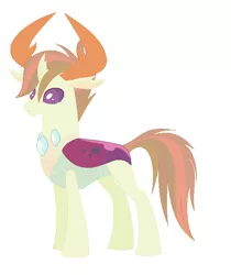 Size: 596x708 | Tagged: changedling, changeling, changeling king, changepony, derpibooru import, hybrid, next generation, oc, oc:celerax, offspring, parent:princess celestia, parents:thoralestia, parent:thorax, prince, safe, simple background, solo, unofficial characters only, white background