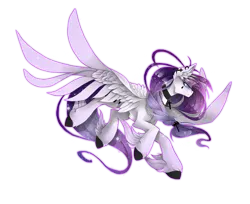 Size: 3681x3000 | Tagged: safe, artist:taiga-blackfield, derpibooru import, oc, oc:moonlit mourning, unofficial characters only, pegasus, pony, choker, commission, jewelry, necklace, simple background, solo, transparent background