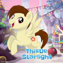 Size: 1080x1080 | Tagged: safe, derpibooru import, oc, oc:thistle starlight, unofficial characters only, pegasus, pony, my little pony: the movie, mlp movie pony maker, red eyes, solo