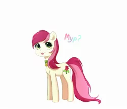 Size: 2541x2160 | Tagged: artist needed, source needed, safe, derpibooru import, roseluck, earth pony, pony, :3, behaving like a cat, collar, cute, cuteluck, digital art, female, looking at you, mare, pet tag, pony pet, purring, rosepet, russian, simple background, solo, standing, tongue out, white background