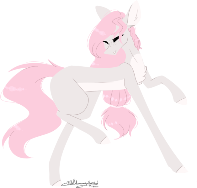 Size: 712x680 | Tagged: safe, artist:ohflaming-rainbow, derpibooru import, oc, oc:tsumi, unofficial characters only, earth pony, pony, female, mare, simple background, solo, transparent background