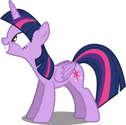 Size: 7185x7146 | Tagged: safe, artist:decprincess, derpibooru import, twilight sparkle, twilight sparkle (alicorn), alicorn, pony, .svg available, absurd resolution, female, grin, happy, mare, simple background, smiling, solo, squee, transparent background, vector