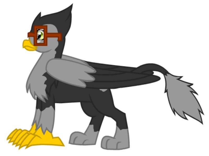 Size: 960x720 | Tagged: safe, artist:bigtimelatiaslover35, derpibooru import, oc, oc:hermes, unofficial characters only, gryphon, glasses, griffon oc