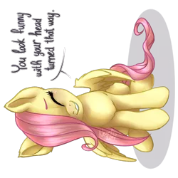 Size: 1000x1000 | Tagged: safe, artist:nenefi, derpibooru import, fluttershy, pegasus, pony, :3, chest fluff, cute, dialogue, ear fluff, ear tufts, eyes closed, female, filly, filly fluttershy, fluffy, grin, hair over one eye, head tilt, mare, shyabetes, sideways image, silly, silly filly, silly pony, simple background, sitting, smiling, solo, talking to viewer, text, transparent background, wing fluff, wings, younger
