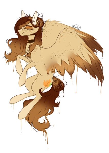 Size: 1502x2117 | Tagged: safe, artist:holoriot, derpibooru import, oc, oc:autumn, unofficial characters only, pegasus, pony, colored wings, female, mare, multicolored wings, simple background, solo, transparent background