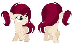 Size: 529x317 | Tagged: safe, artist:marielle5breda, derpibooru import, oc, oc:diana, unofficial characters only, earth pony, pony, female, filly, offspring, parent:babs seed, parent:pipsqueak, parents:pipseed