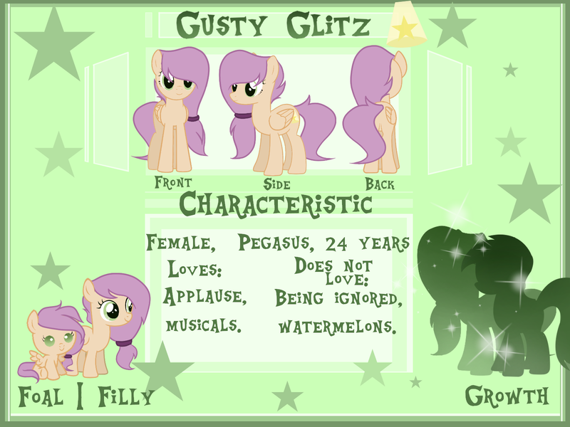 Size: 1600x1200 | Tagged: safe, derpibooru import, oc, oc:gusty glitz, unofficial characters only, pegasus, pony, reference sheet