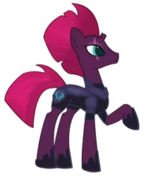 Size: 1000x1207 | Tagged: armor, artist:prism note, broken horn, crest, derpibooru import, eye scar, my little pony: the movie, safe, scar, solo, tempest shadow