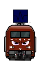 Size: 720x1280 | Tagged: claw, db br 101, derpibooru import, non-pony oc, oc, oc:snapscrap byte, safe, simple background, train pony, trainpony, transparent background, unofficial characters only