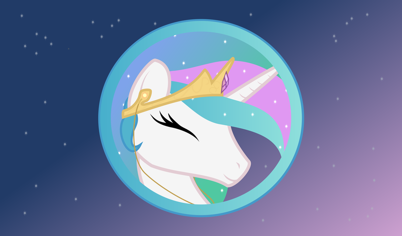 Size: 11569x6811 | Tagged: absurd resolution, artist:cinderfall, asmr, derpibooru import, earbuds, happy, pony asmr, princess celestia, safe, sky, vector, wallpaper