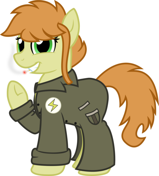 Size: 1082x1200 | Tagged: safe, artist:binkyt11, derpibooru import, oc, oc:noir avery gumshoe, unofficial characters only, earth pony, pony, 2018 community collab, derpibooru community collaboration, .svg available, cigarette, clothes, colored, female, inkscape, lidded eyes, looking at you, mare, simple background, smiling, smoking, solo, svg, transparent background, trenchcoat, vector